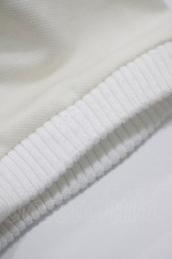 画像4: Ozz conte / リブ切替刺繍パンツ  白 H-25-11-03-043-OO-PA-KB-ZH