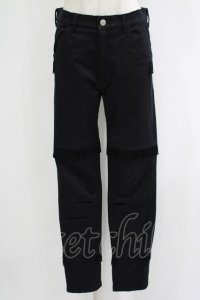 MILKBOY / フリンジPANTS  黒 H-25-11-03-044-MB-PA-KB-ZH