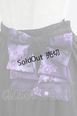 画像4: gouk / サクラリボンブローチ付袴スカート  黒 H-25-11-03-004-GO-SK-KB-ZH