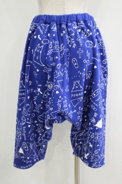 画像3: MINT NeKO / プリントサルエル  ブルー H-25-11-03-045-HN-PA-KB-ZH