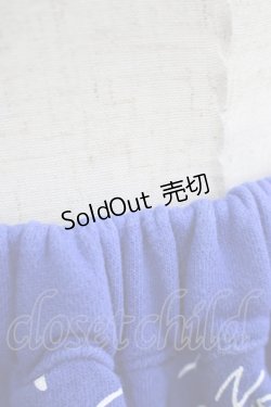 画像4: MINT NeKO / プリントサルエル  ブルー H-25-11-03-045-HN-PA-KB-ZH