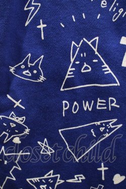 画像5: MINT NeKO / プリントサルエル  ブルー H-25-11-03-045-HN-PA-KB-ZH