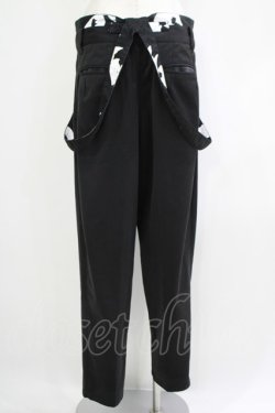 画像3: MINT NeKO / サス付センタープレスパンツ  黒 H-25-11-03-046-HN-PA-KB-ZH