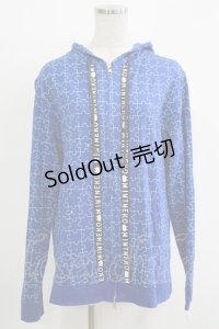 MINT NeKO / PUZZLE ZIPパーカー  青 H-25-11-03-050-HN-TO-KB-ZH