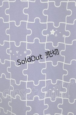 画像4: MINT NeKO / PUZZLE ZIPパーカー  青 H-25-11-03-050-HN-TO-KB-ZH