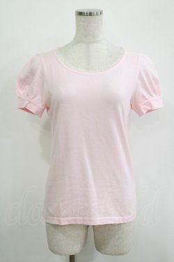 画像1: Emily Temple cute / バックリボンパフカットソー  ピンク H-25-11-03-053-ET-TO-KB-ZH