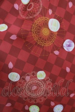 画像4: gouk / リボンジャンパースカート  赤 H-25-11-03-005-GO-OP-KB-ZH