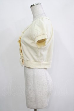 画像2: Emily Temple cute / フリルリボンパフカーデ  アイボリー H-25-11-03-057-ET-TO-KB-ZH