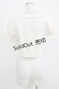 画像3: Emily Temple cute / フリルリボンパフカーデ  アイボリー H-25-11-03-057-ET-TO-KB-ZH