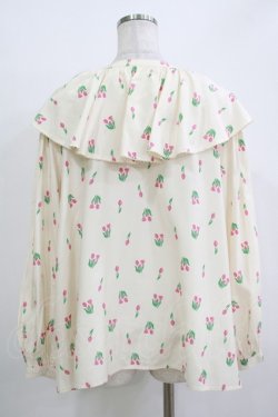 画像3: Candy Stripper / CHULIP VOLUME COLLARブラウス F アイボリー H-25-11-03-058-PU-BL-KB-ZH