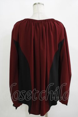 画像3: Qutie Frash / バルーンブラウス  ワイン H-25-11-03-059-QU-BL-KB-ZH