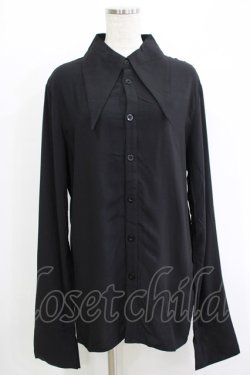 画像1: KILL STAR / PAIMON SHIRT S ブラック H-25-11-03-060-SL-BL-KB-ZH