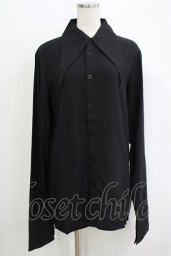 画像1: KILL STAR / PAIMON SHIRT XS ブラック H-25-11-03-061-SL-BL-KB-ZH
