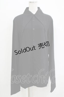 画像1: KILL STAR / PAIMON SHIRT XS ブラック H-25-11-03-061-SL-BL-KB-ZH