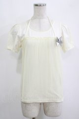 Emily Temple cute / レイヤード風チュール重ねカットソー  オフ H-25-11-03-063-ET-TO-KB-ZH