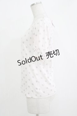 画像2: Emily Temple cute / ラメドットリボンカットソー  ピンク H-25-11-03-065-ET-TO-KB-ZH