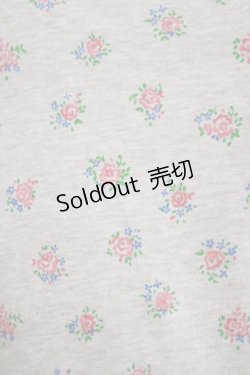 画像4: Emily Temple cute / チュールフリルカットソー  フラワープリント/ベージュ H-25-11-03-067-ET-TO-KB-ZH