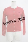 MILK / パールボタンカーディガン  赤 H-25-11-03-068-ML-TO-KB-ZH