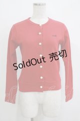 MILK / パールボタンカーディガン  赤 H-25-11-03-068-ML-TO-KB-ZH