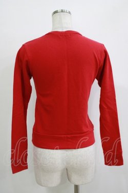 画像3: MILK / パールボタンカーディガン  赤 H-25-11-03-068-ML-TO-KB-ZH