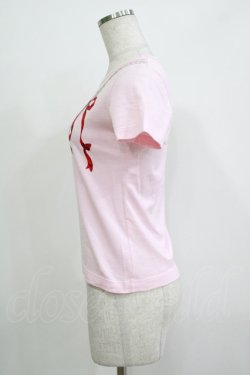 画像2: MILK / リボンパールカットソー  ピンク H-25-11-03-069-ML-TO-KB-ZH