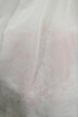 画像4: Emily Temple cute / ラメプリントジョーゼットワンピース  オフ×ピンク H-25-11-03-006-ET-OP-KB-ZH