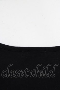 画像4: MILK / トロンプルイユカットソー  黒 H-25-11-03-070-ML-TO-KB-ZH