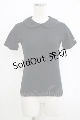 MILK / 丸衿半袖カットソー  ブラック H-25-11-03-072-ML-TO-KB-ZH