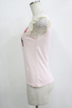 画像2: Emily Temple cute / パールジュエリーチュールフリルタンク  ピンク H-25-11-03-076-ET-TO-KB-ZH