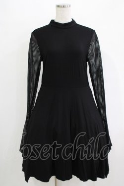 画像1: KILL STAR / LANA SKATER DRESS M ブラック H-25-11-03-009-SL-OP-KB-ZH
