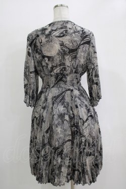 画像3: Rozen Kavalier / 総柄プリーツワンピース  グレー H-25-11-03-015-OO-OP-KB-ZH