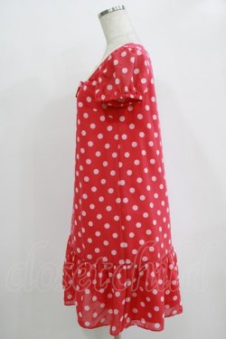 画像2: Emily Temple cute / ヨーク切替水玉ジョーゼットワンピース  ピンク H-25-11-03-018-ET-OP-KB-ZH