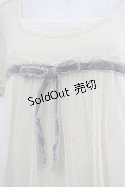 画像4: Emily Temple cute / ラメニットフロントチュールワンピース  ゴールドベージュ H-25-11-03-020-ET-OP-KB-ZH