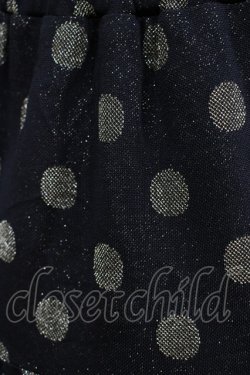 画像4: Emily Temple cute / ラメドットティアードノースリーブワンピース  ブラック×ゴールドドット H-25-11-03-022-ET-OP-KB-ZH