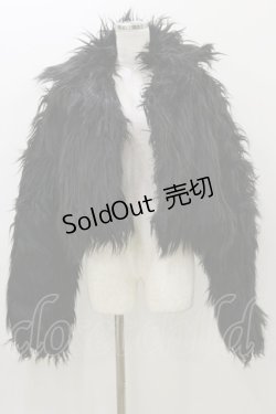 画像1: PUNK RAVE / Wolverine faux fur jacket XL-2XL ブラック H-25-11-04-060-PU-JA-KB-ZH