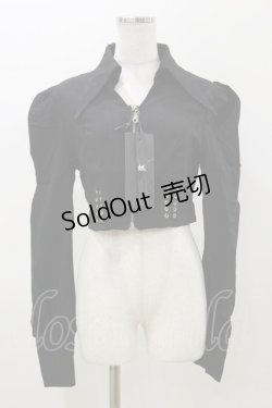 画像1: PUNK RAVE / NAIRU CROPPED JACKET S ブラック H-25-11-04-061-PU-JA-KB-ZH