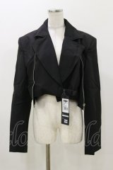 PUNK RAVE / TECHNO GOTH CROPPED JACKET XL ブラック H-25-11-04-062-PU-JA-KB-ZH