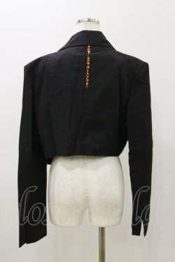 画像2: PUNK RAVE / TECHNO GOTH CROPPED JACKET XL ブラック H-25-11-04-062-PU-JA-KB-ZH