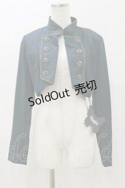 画像1: Sheglit / "Lancelot"ショートジャケット  ダークグリーン H-25-11-04-063-EL-JA-KB-ZH