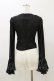 画像2: DARK IN LOVE / Gothic luxe lace see-through belly sexy top M ブラック H-25-11-04-068-PU-TO-KB-ZH (2)