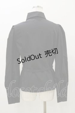 画像2: Sheglit / ビショップスリーブジャボブラウス L ブラック H-25-11-04-069-EL-BL-KB-ZH