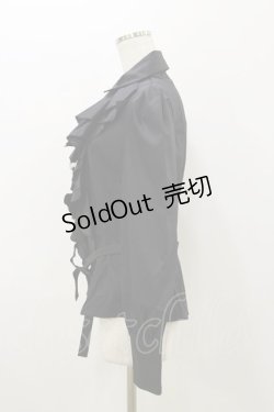 画像3: Sheglit / ビショップスリーブジャボブラウス L ブラック H-25-11-04-069-EL-BL-KB-ZH