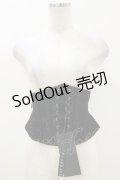 PUNK RAVE / HIDDEN DESIRE CORSET XS-S ブラック H-25-11-04-006-PU-ZA-KB-ZH