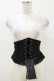 画像1: PUNK RAVE / HIDDEN DESIRE CORSET XS-S ブラック H-25-11-04-006-PU-ZA-KB-ZH (1)