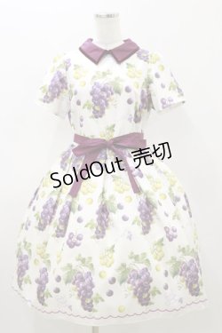 画像1: Emily Temple cute / Lady Grapesワンピース  オフホワイト H-25-11-04-075-ET-OP-KB-ZH