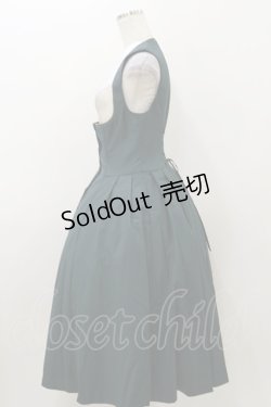 画像3: Sheglit / "Lancelot"ジャンパースカート  ダークグリーン H-25-11-04-076-EL-OP-KB-ZH