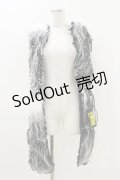 PUNK RAVE / YETI HOOD SCARFフード付きマフラー  黒×白 H-25-11-04-007-PU-ZA-KB-ZH