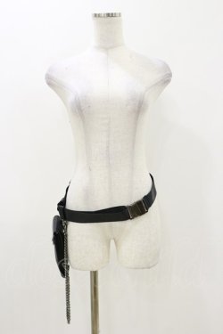画像1: KILL STAR / Distortion Clouds Belt XL ブラック H-25-11-04-009-SL-ZA-KB-ZH