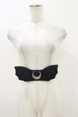 画像1: Restyle / MOON BAT WINGS BELT S ブラック H-25-11-04-019-GO-ZA-KB-ZH