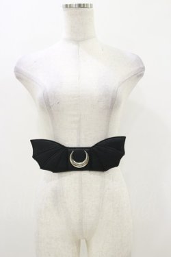 画像1: Restyle / MOON BAT WINGS BELT S ブラック H-25-11-04-020-GO-ZA-KB-ZH